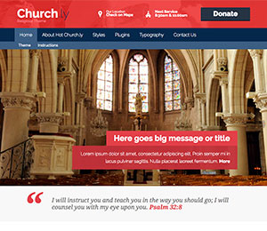 WordPress Church theme