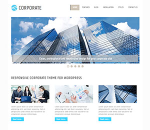 Corporate WordPress theme