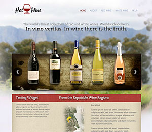 Wine WordPress theme