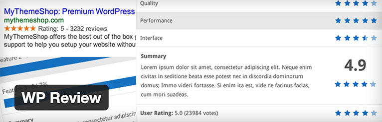 wp review plugin
