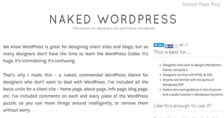 Naked WordPress