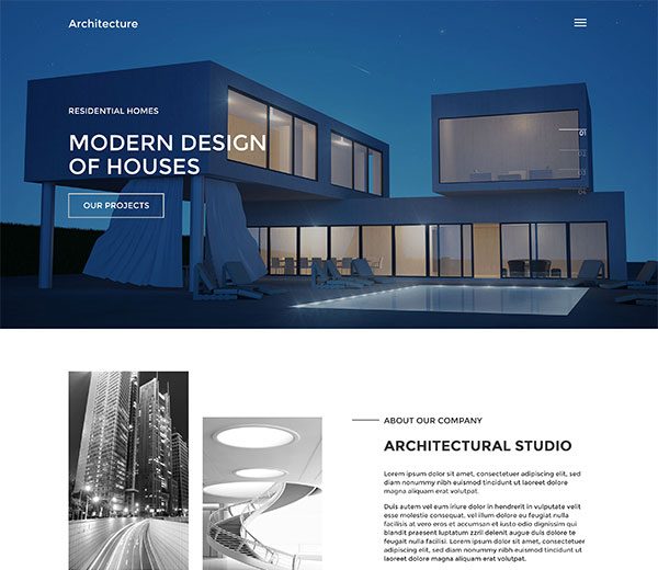 Architecture WordPress theme