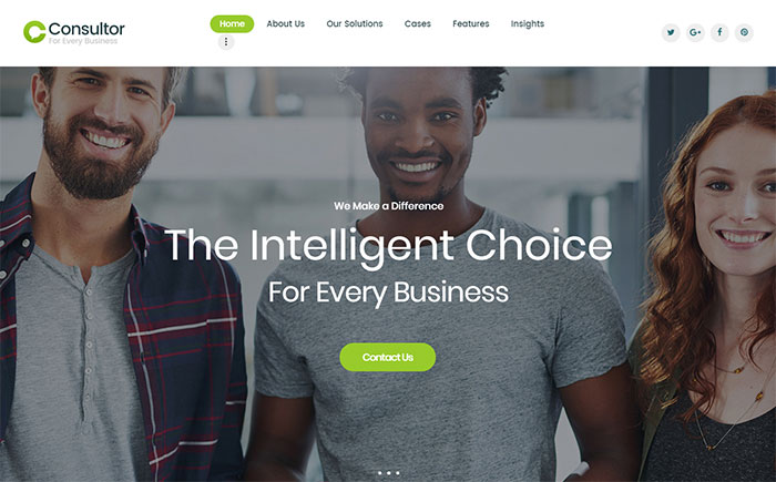 Consultor | Business Consulting WordPress Theme