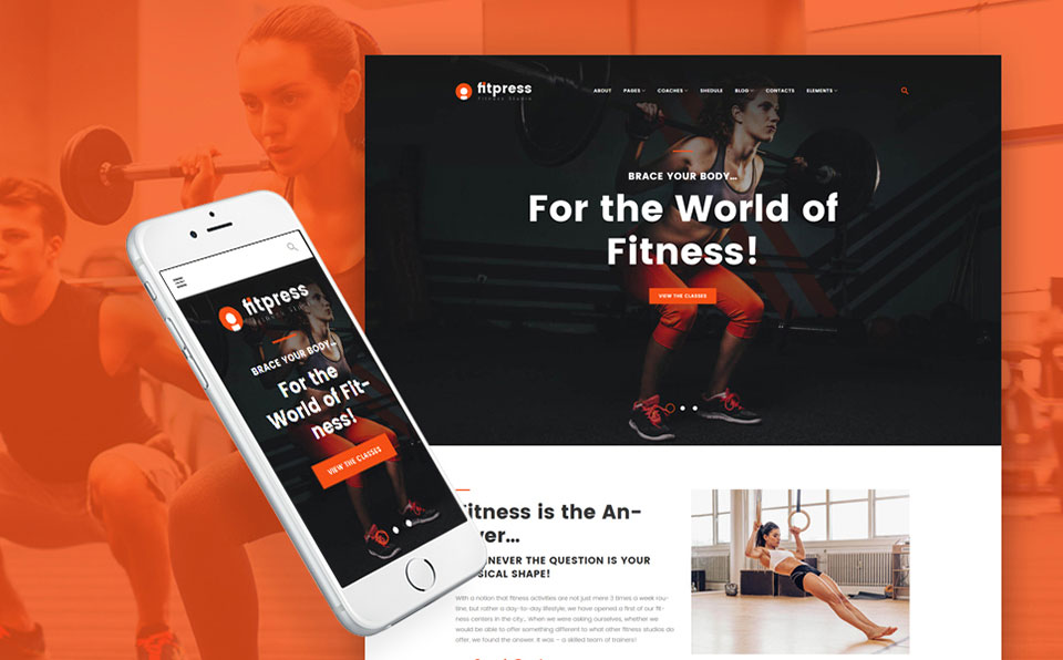 Fitness WP Theme