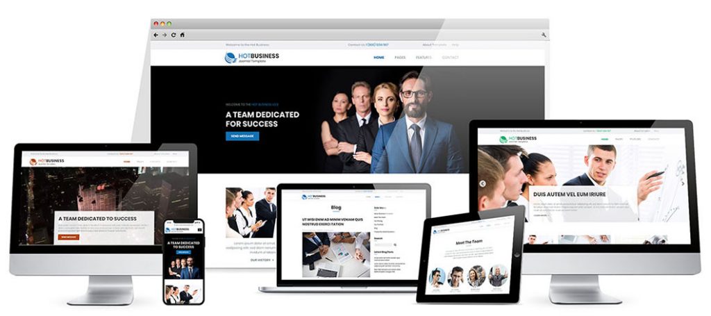 Responsive business WordPress theme