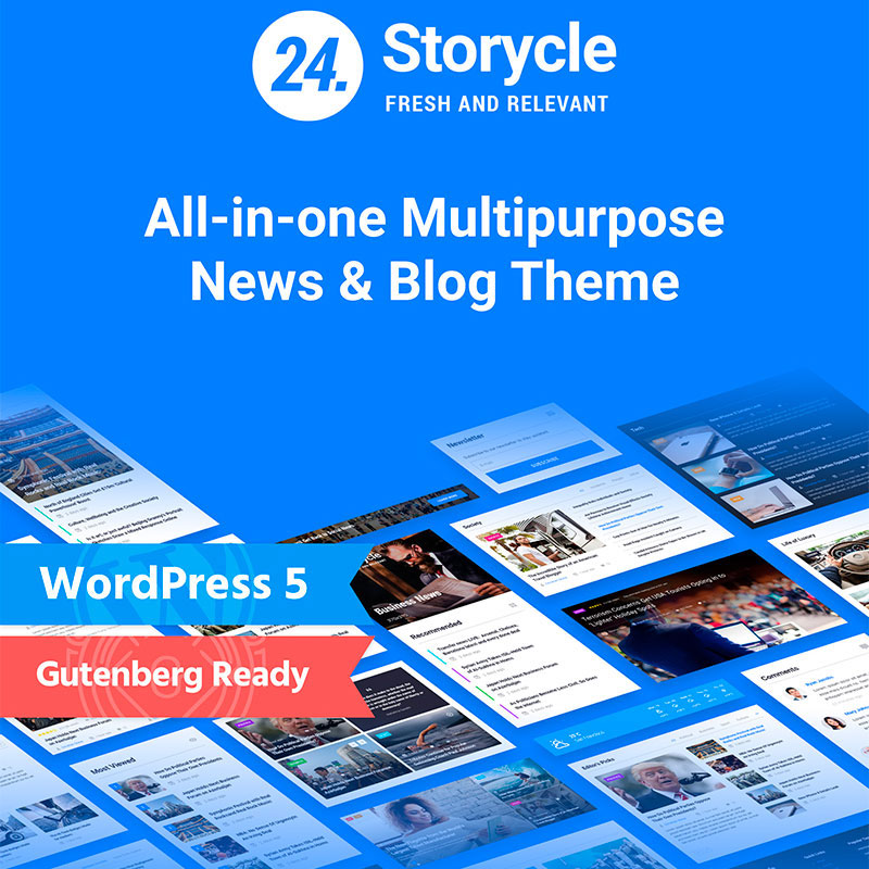 24.Storycle - Multipurpose News Portal Elementor WordPress Theme