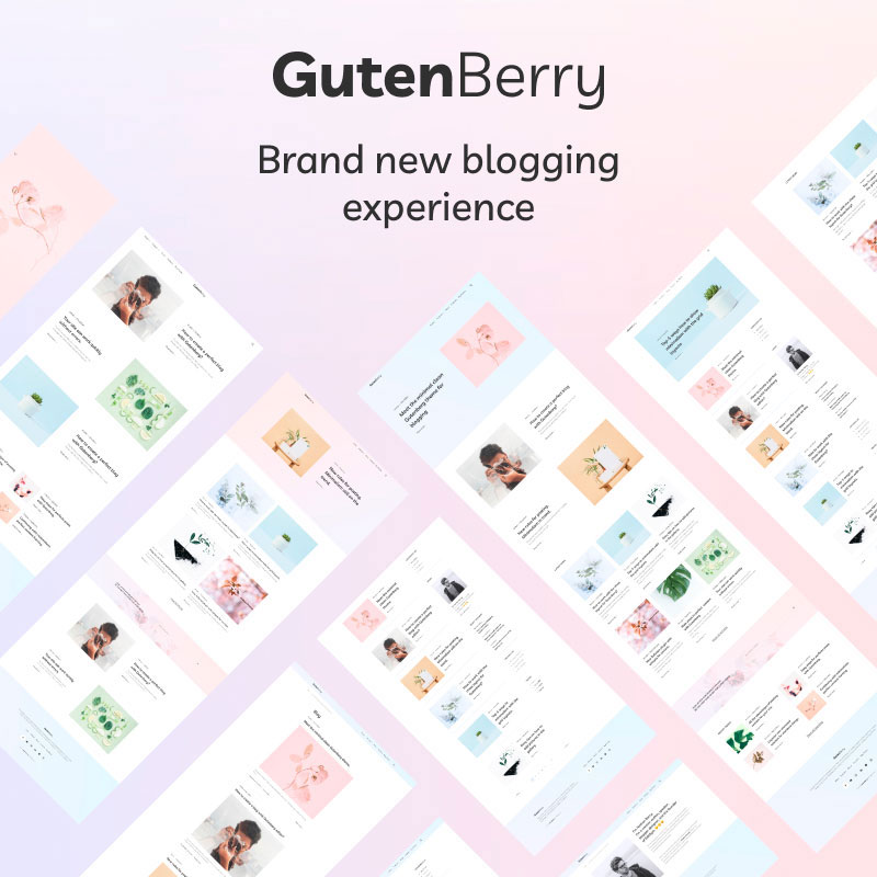 Gutenberry - Gutenberg-based Clean Blog WordPress Theme