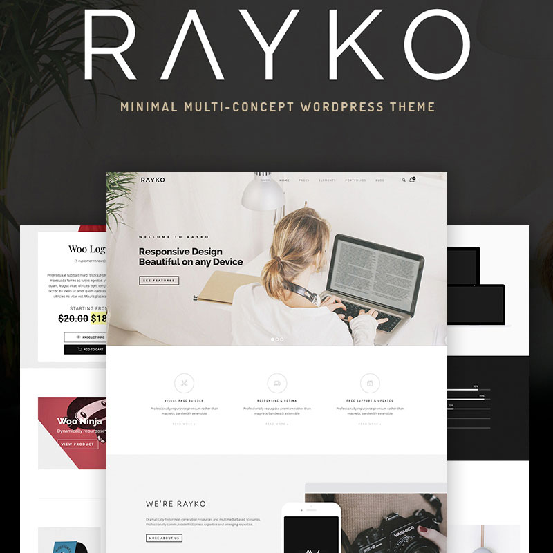 Rayko Multi-concept WordPress theme