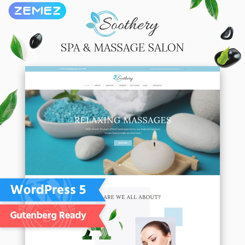 Massage Salon WordPress Theme